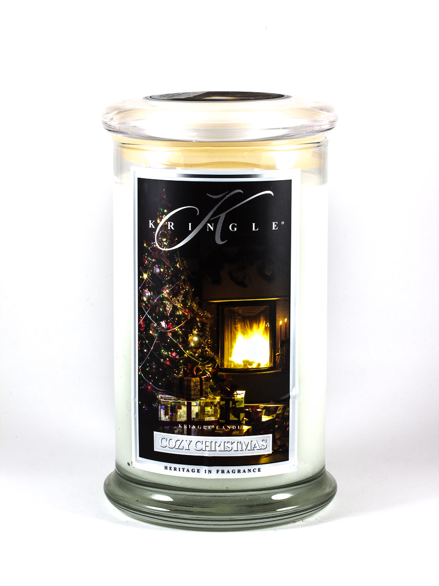 Cozy Christmas Kringle Candle große Classic Candles Gold und Silber